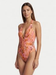 Guess Strój kąpielowy E6GJ39 MC04R Różowy. Czerwone stroje jednoczęściowe Guess, z aplikacjami, z syntetyku. Za 499.99 zł.