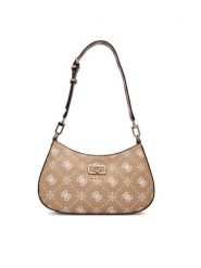 Guess Torebka Emelie Logo HWGP99 28180 Beżowy. Brązowe torebki klasyczne Guess, z aplikacjami, ze skóry, bez dodatków. Za 527.99 zł.