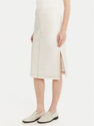 Max Mara Leisure Spódnica Otto 2516771017 Biały Regular Fit. Białe spódnice Max Mara Leisure, m, bez wzorów, z syntetyku, midi. Za 719.99 zł.