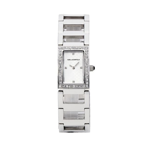 Zegarek KARL LAGERFELD. Szare zegarki KARL LAGERFELD, srebrne. Za 579.99 zł.