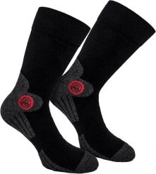 BRUBAKER Trek-Power skarpety trekkingowe 4 pary oddychające. Czarne skarpetki X2, bez wzorów, z bawełny. Za 131.99 zł.