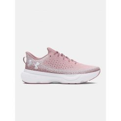 Buty do biegania damskie Under Armour Infinite. Czerwone buty do biegania Under Armour, bez wzorów, bez zapięcia, do biegania. Za 309.99 zł.