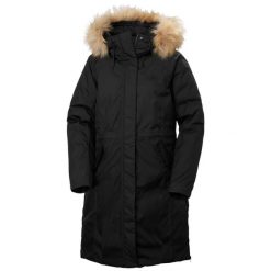 Parka dla kobiet Helly Hansen Vega. Czarne płaszcze Helly Hansen, na zimę, bez wzorów, bez kaptura. W wyprzedaży za 1,361.80 zł.