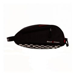 Czarna torba na buty Crown Duster. Czerwone buty treningowe BLACK CROWN, bez wzorów, bez zapięcia, tenisowe. Za 166.99 zł.