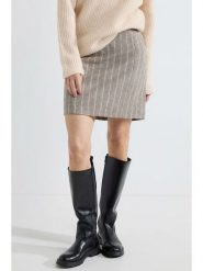 Josephine & Co Spódnica "Alvin" w kolorze beżowym rozmiar: 42. Brązowe spódnice Josephine & Co, bez wzorów, z wełny, mini. Za 178.37 zł.