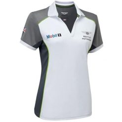 Koszulka Bentley Motorsport Wmns Team Polo, Kobiety. Białe t-shirty sportowe BENTLEY, xl, bez wzorów, z poliesteru, bez ramiączek. W wyprzedaży za 190.00 zł.