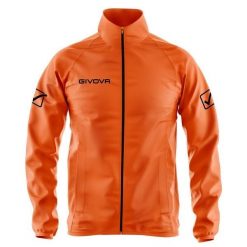 Givova Rain Basico – kurtka przeciwdeszczowa sportowa (3XS–3XL). Brązowe kurtki do biegania Givova, na zimę, xl, bez wzorów, z nylonu, z kapturem, do biegania. Za 66.89 zł.