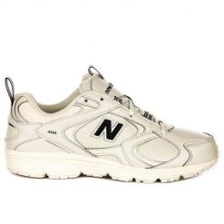 Buty do chodzenia damskie New Balance ML408Q. Białe buty treningowe New Balance, bez wzorów, z materiału, bez zapięcia, trekkingowe. Za 359.00 zł.