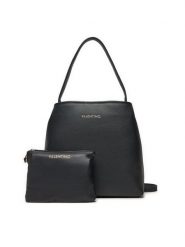 Valentino Torebka Brixton VBS7LX03 Czarny. Czarne torebki klasyczne Valentino, bez wzorów, ze skóry, bez dodatków. Za 379.99 zł.