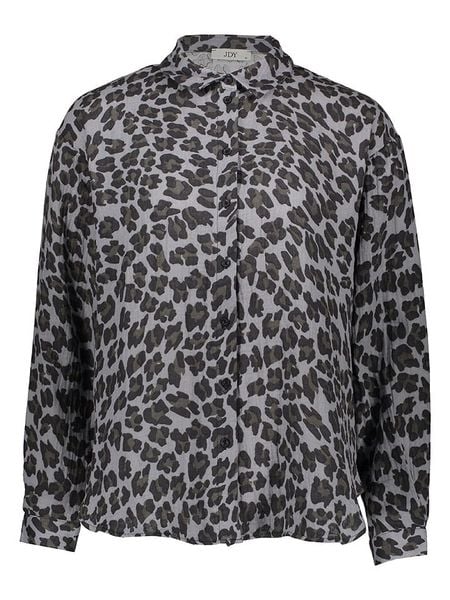 JDY Bluzka w kolorze szarym rozmiar: M. Szare bluzki JDY, m, bez wzorów, z bawełny, bez kołnierzyka, bez ramiączek. Za 79.21 zł.