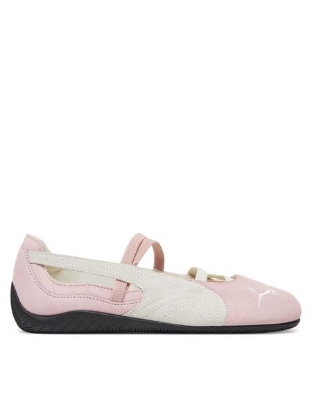 Puma Baleriny Speedcat Ballet SD Wns 401287 01 Różowy. Czerwone baleriny Puma, bez wzorów, ze skóry, bez obcasa, bez zapięcia. Za 322.99 zł.