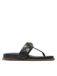 Kurt Geiger Japonki Kensington T-Bar Chunky 9819900109 Czarny. Czarne japonki Kurt Geiger, bez wzorów, ze skóry. Za 459.99 zł.