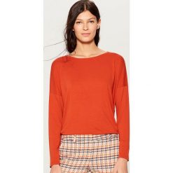 Bluzka z długimi rękawami - Pomarańczo. Bluzki marki Mohito. Za 39.99 zł.