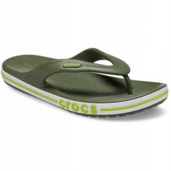 Japonki Dla Dorosłych Crocs Bayaband Flip. Białe japonki Crocs, bez wzorów, z materiału. Za 119.99 zł.