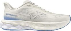 Buty do biegania damskie Mizuno Wave Skyrise 7. Białe buty do biegania Mizuno, bez wzorów, z gumy, bez zapięcia, do biegania, mizuno wave. Za 579.99 zł.