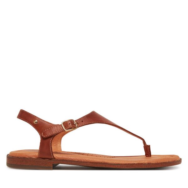 Sandały Pikolinos. Brązowe sandały Pikolinos, bez wzorów, bez obcasa, na płaskiej podeszwie, bez zapięcia. Za 319.99 zł.