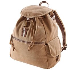 Plecak Vintage Canvas 18 Litrów. Niebieskie plecaki QUADRA, bez wzorów, bez dodatków. Za 171.99 zł.