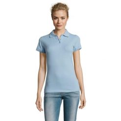 Damska Koszulka Polo Perfect. Niebieskie t-shirty sportowe SOL'S, s, bez wzorów, bez ramiączek. Za 63.99 zł.