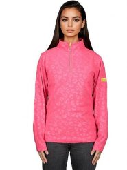 Geographical Norway Bluza polarowa w kolorze różowym rozmiar: XXL. Różowe bluzy bez kaptura Geographical Norway, xxl, bez wzorów, z polaru, bez kaptura. Za 72.95 zł.