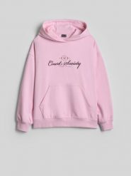 4F Bluza dresowa loose z kapturem damska - różowa L. Czerwone bluzy z kapturem 4f, l, bez wzorów, z dresówki, z kapturem. Za 169.99 zł.