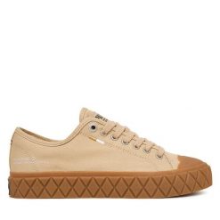 Trampki Palladium. Brązowe trampki Palladium, bez wzorów, bez zapięcia. Za 379.99 zł.