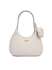 Guess Torebka Atabey HWQG98 94010 Écru. Torebki klasyczne Guess, z aplikacjami, ze skóry, bez dodatków. Za 639.99 zł.