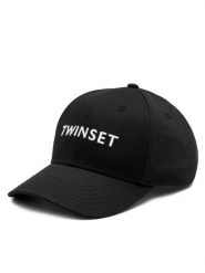 TWINSET Czapka z daszkiem 241TO5150 Czarny. Czarne czapki z daszkiem Twinset, bez wzorów, z materiału. Za 459.99 zł.