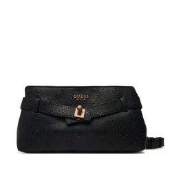 Torebka Guess. Czarne listonoszki Guess, z aplikacjami, bez dodatków. Za 544.99 zł.
