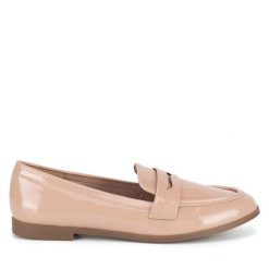 Mokasyny Clara Barson. Brązowe mokasyny Clara Barson, bez wzorów. Za 83.99 zł.