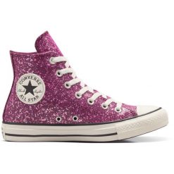 Buty sportowe Converse Chuck Taylor All Star. Fioletowe buty treningowe Converse, bez wzorów, z syntetyku, bez zapięcia. Za 490.00 zł.