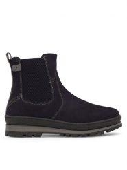 Go Soft Botki RST-BONA-01 Granatowy. Niebieskie botki GO SOFT, bez wzorów, z materiału, bez obcasa, na płaskiej podeszwie, bez zapięcia. Za 134.99 zł.