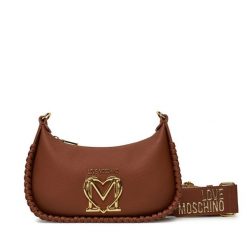 Torebka LOVE MOSCHINO. Brązowe listonoszki Love Moschino, bez wzorów, bez dodatków. Za 579.99 zł.