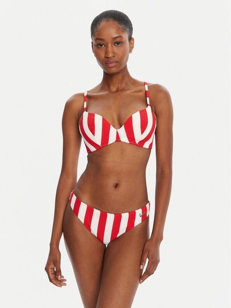 EA7 Emporio Armani Bikini 7W000295 AF12214 F0040 Czerwony. Czerwone bikini EA7 Emporio Armani, bez wzorów, z syntetyku. Za 399.99 zł.