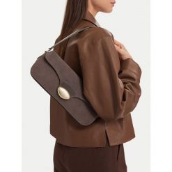 Torebka GINO ROSSI. Szare torebki klasyczne Gino Rossi, bez wzorów, klasyczne, bez dodatków. Za 349.99 zł.