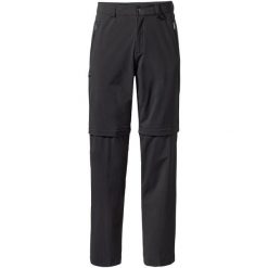 Spodnie turystyczne Vaude Farley Stretch ZO Pants II. Czarne spodnie narciarskie Maloja, bez wzorów, z elastanu, narciarskie. Za 519.19 zł.