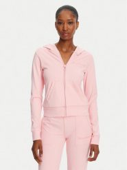 Juicy Couture Bluza Active JCSAS125401 Różowy Slim Fit. Czerwone bluzy Juicy Couture, xxs, bez wzorów, z syntetyku, bez kaptura. Za 249.99 zł.