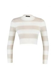 Trendyol Sweter w kolorze kremowym rozmiar: S. Brązowe swetry Trendyol, s, bez wzorów, bez ramiączek. Za 44.30 zł.