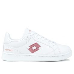 Buty damskie sportowe trampki Lotto JAMBOL. Białe trampki Lotto, bez wzorów, sportowe, bez zapięcia. Za 139.00 zł.