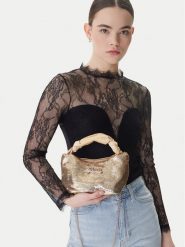 Guess Torebka J5BZ01 W3820 Złoty. Żółte torebki klasyczne Guess, z aplikacjami, z materiału, bez dodatków. Za 209.99 zł.