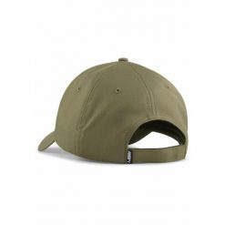 Czapka z daszkiem ESS Metal PUMA Cat PUMA Olive Green. Zielone czapki z daszkiem Puma, bez wzorów, klasyczne. Za 55.00 zł.