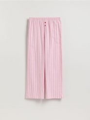 Spodnie od piżamy - różowy. Czerwone piżamy Reserved, l, bez wzorów, z bawełny, bez kołnierzyka, bez ramiączek. Za 79.99 zł.