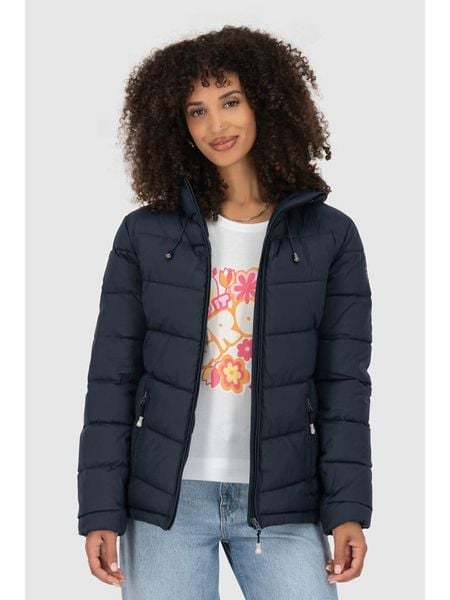 Alife and kickin Kurtka pikowana "Liraz" w kolorze granatowym rozmiar: XXL. Niebieskie kurtki Alife and Kickin, xxl, bez wzorów, bez kaptura. Za 205.45 zł.