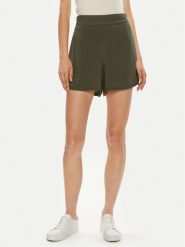ONLY Szorty materiałowe Nova 15325521 Zielony Regular Fit. Zielone szorty ONLY, bez wzorów, z materiału. Za 39.99 zł.