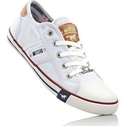 Sneakersy Mustang bonprix biały. Buty sportowe lifestyle marki bonprix. Za 179.99 zł.