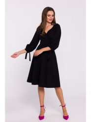 Stylove Sukienka w kolorze czarnym rozmiar: L. Czarne sukienki Stylove, l, bez wzorów, bez kołnierzyka, bez ramiączek, midi. Za 280.45 zł.