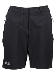 Jack Wolfskin Szorty funkcyjne "Hikeout" w kolorze czarnym rozmiar: 40. Czarne szorty sportowe Jack Wolfskin, bez wzorów, outdoorowe. Za 210.32 zł.