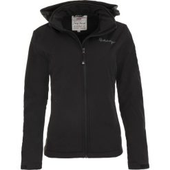 Glemo Spitsbergen Damska Kurtka Softshell – Wiatroszczelna i Oddychająca. Czarne kurtki przejściowe sportowe ZEAGLE, bez wzorów, z softshellu, bez kaptura. Za 270.99 zł.