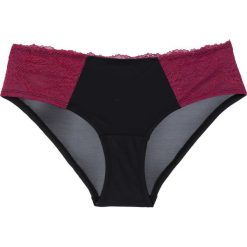 Figi "hipster" bonprix czarno-jeżynowy. Figi marki KALENJI. Za 24.99 zł.
