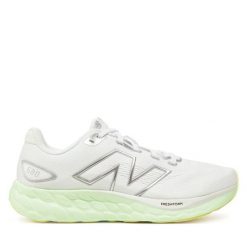 Buty do biegania New Balance. Białe buty do biegania New Balance, bez wzorów, bez zapięcia, do biegania. Za 349.99 zł.
