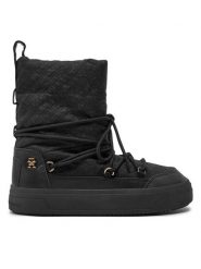 Tommy Hilfiger Śniegowce FW0FW08430 Czarny. Czarne śniegowce Tommy Hilfiger, bez wzorów, z materiału, bez zapięcia. Za 749.99 zł.